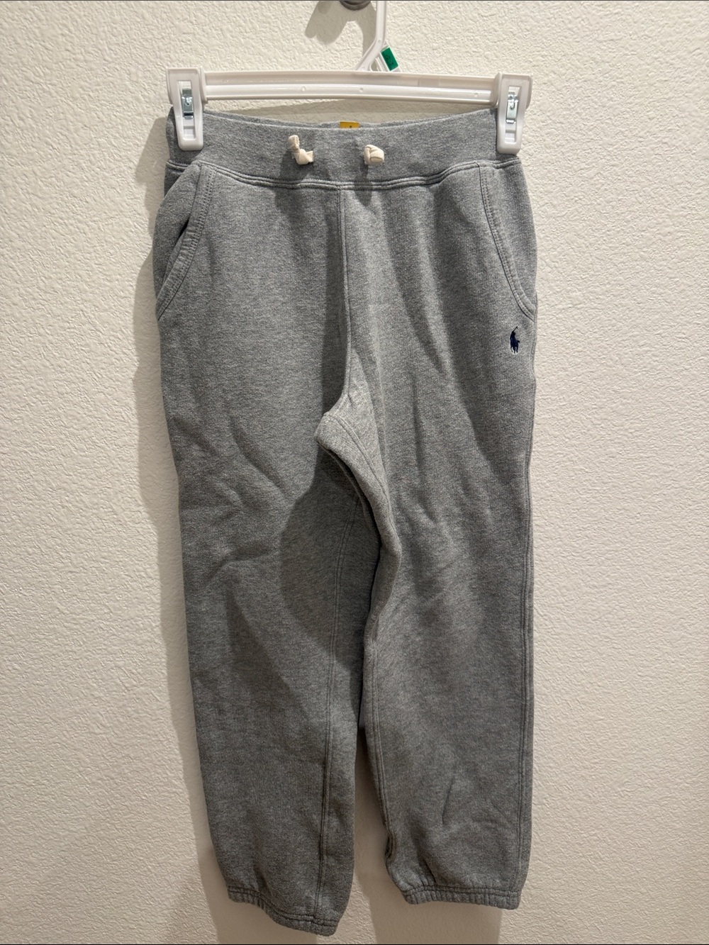 Ralph Lauren Kids Light Gray Fleece Joggers